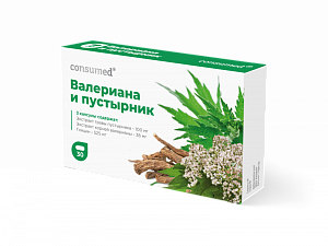 Валериана и Пустырник капс №30