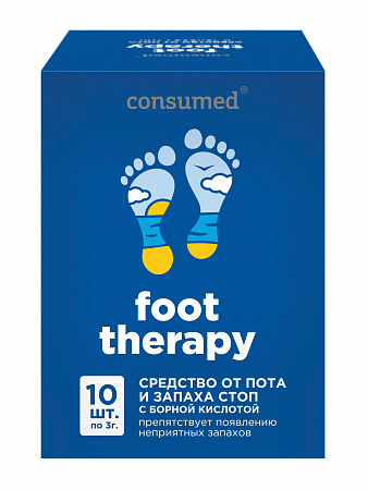 Consumed Foot Therapy Средство для стоп от пота и запаха, пак 3г N10