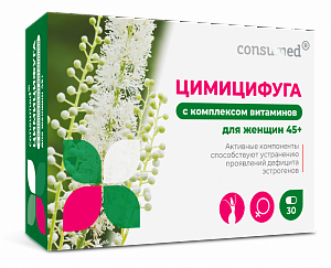 Цимицифуга с комплексом витаминов д/женщин 45+, капс.450 мг №30