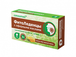 ФитоЛеденцы 3+ Лимон-Мёд-Черный перец №24